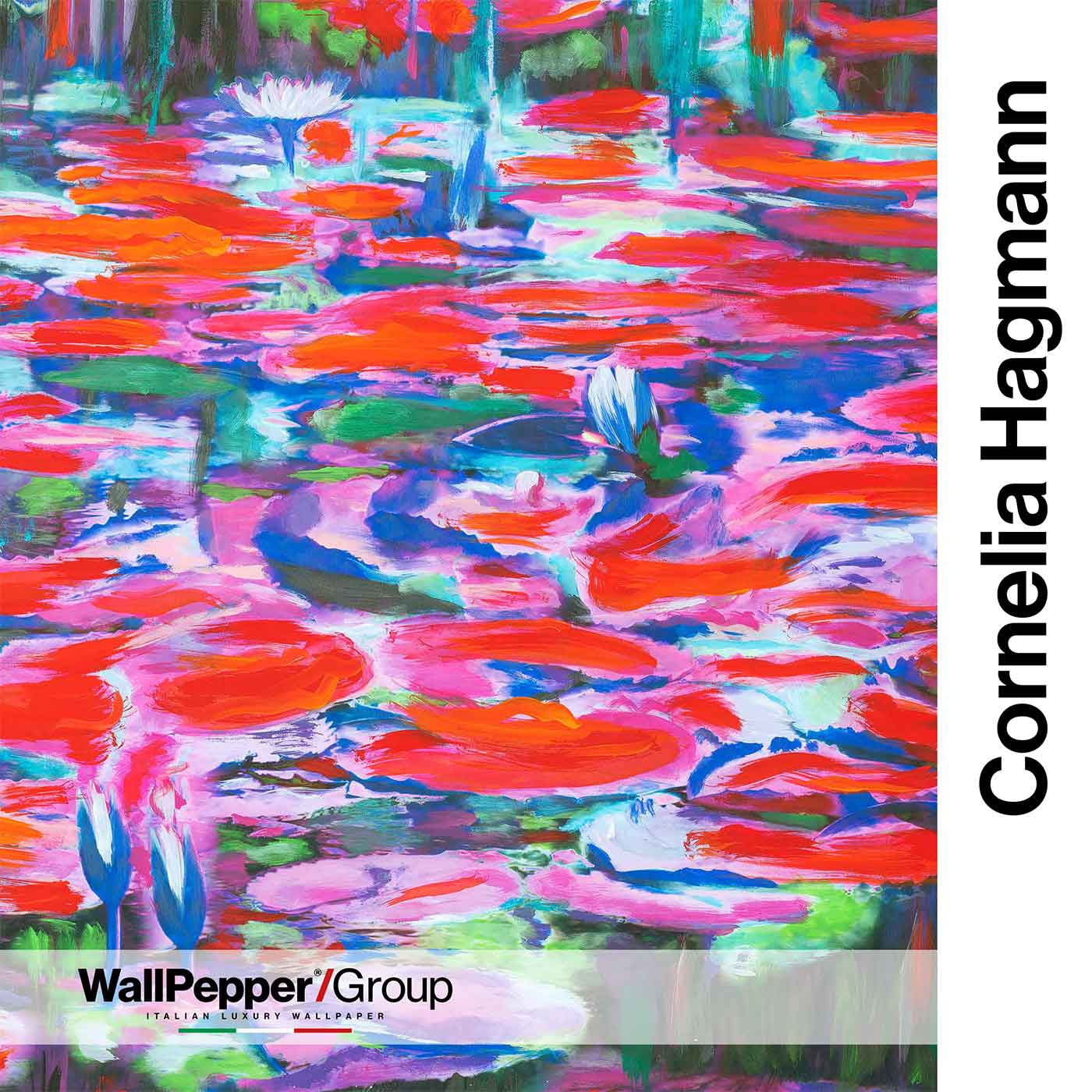 Contemporary artist Cornelia Hagmann collaborates with WallPepper Group - Milan.